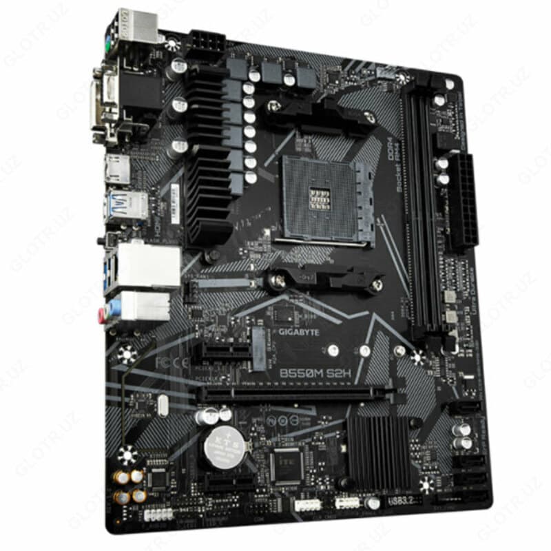 Материнская плата MB Gigabyte AMD AM4 B550M-S2H DDR4 — 2