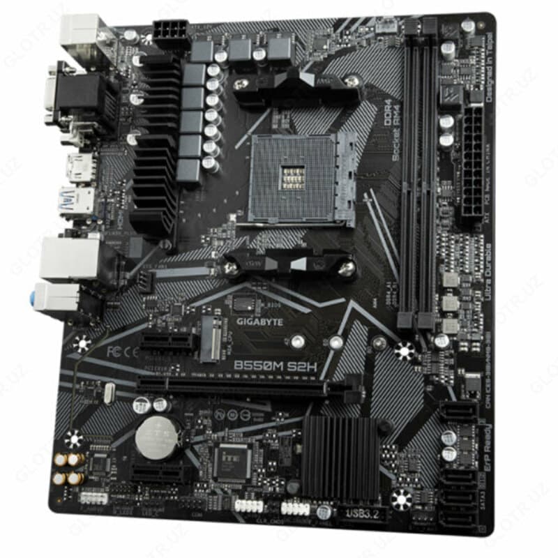 Материнская плата MB Gigabyte AMD AM4 B550M-S2H DDR4 — 3