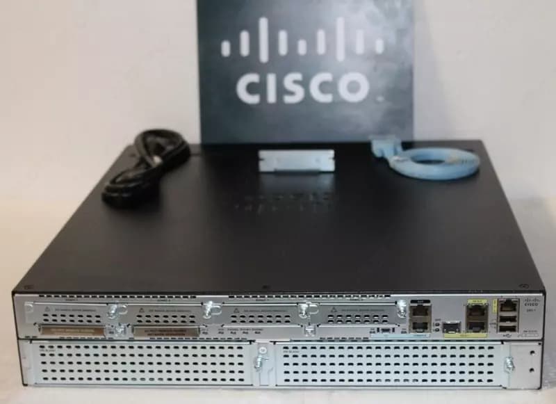 Маршрутизатор Cisco C2951-AX POE/K9-RF - SM-D - ES3G - 48-POE PVDM3-128 (Черный). — 4