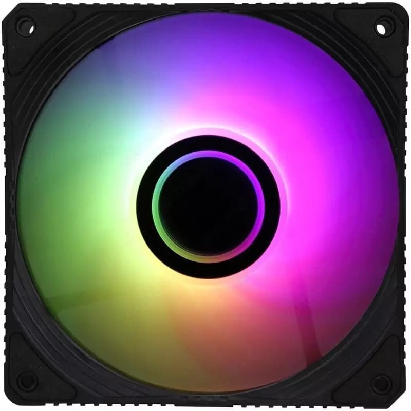 Корпусный вентилятор 2E Gaming Air Cool Infinity ACF120IW-ARGB, 120mm, 1200rpm, 3pin, 3pin+5VAura, 23dBa — 1