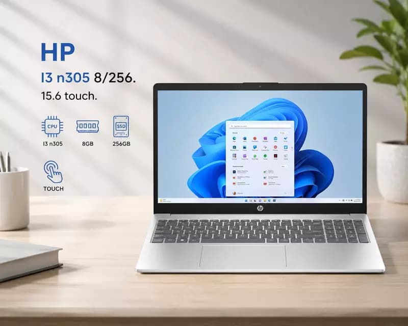 Ноутбук HP I3 n305 8/256. 15.6 touch — 1