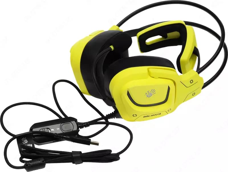 Компьютерные наушники A4Tech Bloody G575 Punk Yellow — 3