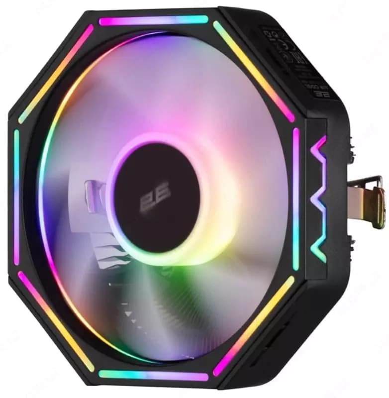 Процессорный кулер 2E GAMING Air Cool AC120ZP RGB LGA1700, 1200, 115x, 775, AM5, AM4, AM3, AM3+, AM2, AM2+, FM2, FM1 4pin RGB TDP 95W — 2