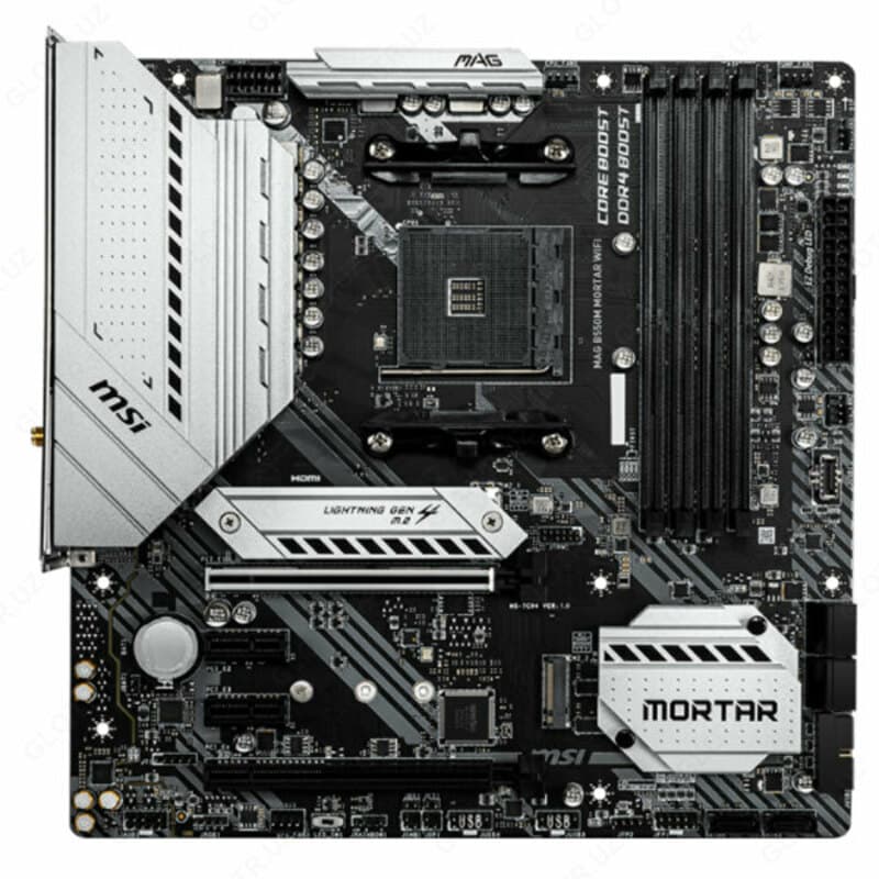 Материнская плата MB MSI AMD AM4 MAG B550M MORTAR WiFi DDR4 — 1