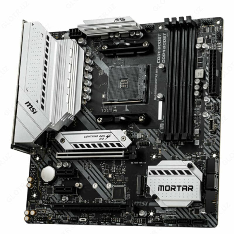 Материнская плата MB MSI AMD AM4 MAG B550M MORTAR WiFi DDR4 — 2