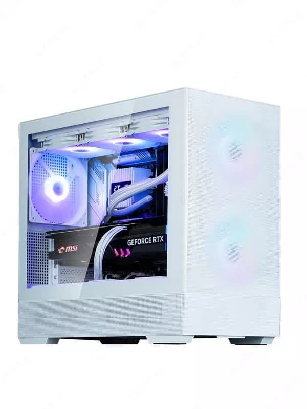 Корпус Zalman P30 AIR без БП, 1xUSB3.0, 1xUSBType-C, 3x140мм ARGB, VGA 392мм, LCS ready, TG Side Panel, mATX, белый,P30AIRWHITE — 2