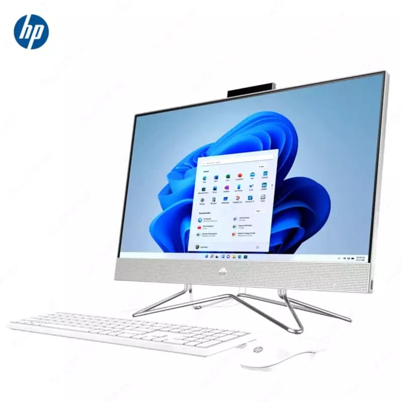 Моноблок HP 24-df1049ur (Intel i3-1125G4/ DDR4 8GB/ SSD 256GB M.2 NVMe/ 23,8 FHD IPS/ Intel UHD Graphics 630/ No DVD/ key + mouse/ RU) White — 2