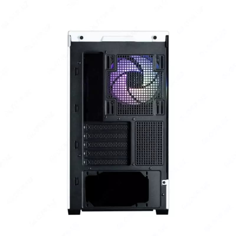 Корпус Zalman P30 без БП, 1xUSB3.0, 1xUSBType-C, 3x120мм ARGB, VGA 420мм, LCS ready, TG Side Panel, mATX, чёрный/белый,P30BW — 3