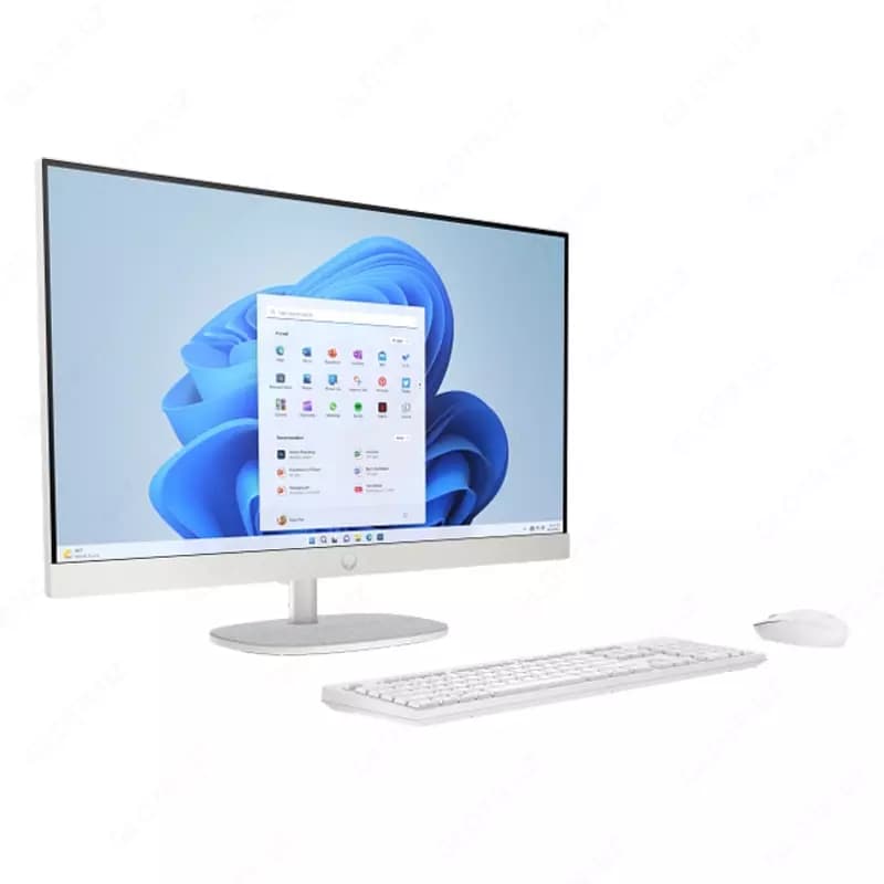 Моноблок HP 27-cr0047ci (068) (Intel Core i7-1355U/ DDR4 16GB/ SSD 512GB/ 27” FHD IPS/ Intel Iris Xe Graphics/ key + mouse/ NoOS/ RU) White... — 2