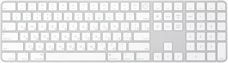 Беспроводная клавиатура Apple Magic Keyboard Touch ID Numeric Keypad (russian) — 1