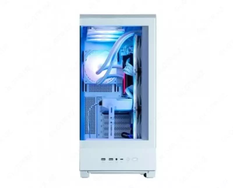 Корпус Zalman P50 DS без БП, 2xUSB3.0, 1xUSBType-C, 4x120мм ARGB, VGA 435мм, LCS ready, TG Side Panel, ATX, белый,P50DSWHITE — 1