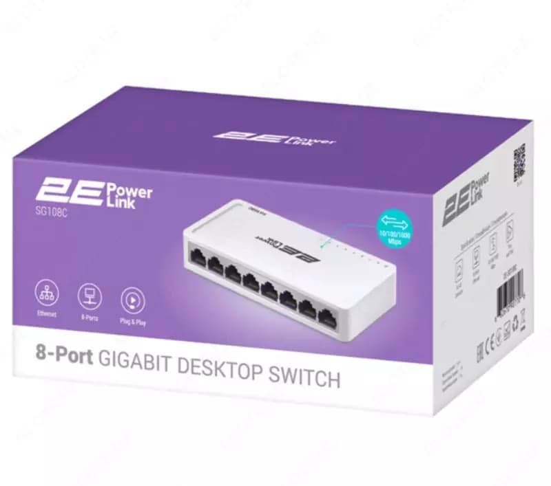 Коммутатор 2E PowerLink SF108C — 3