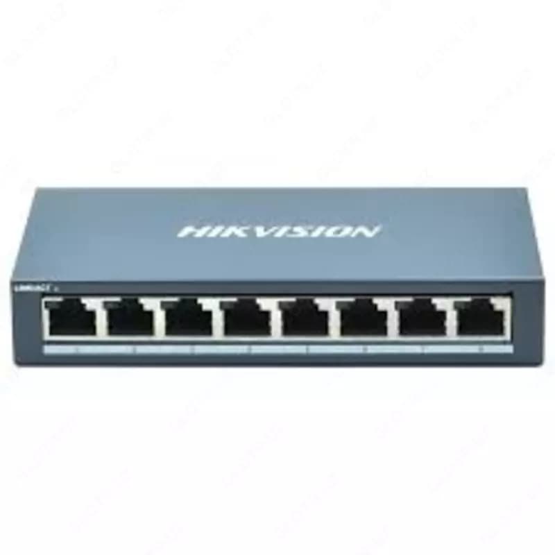 Коммутатор 8-портовый гигабитный Неуправляемый Hikvision DS-3E0508-E(B) — 2