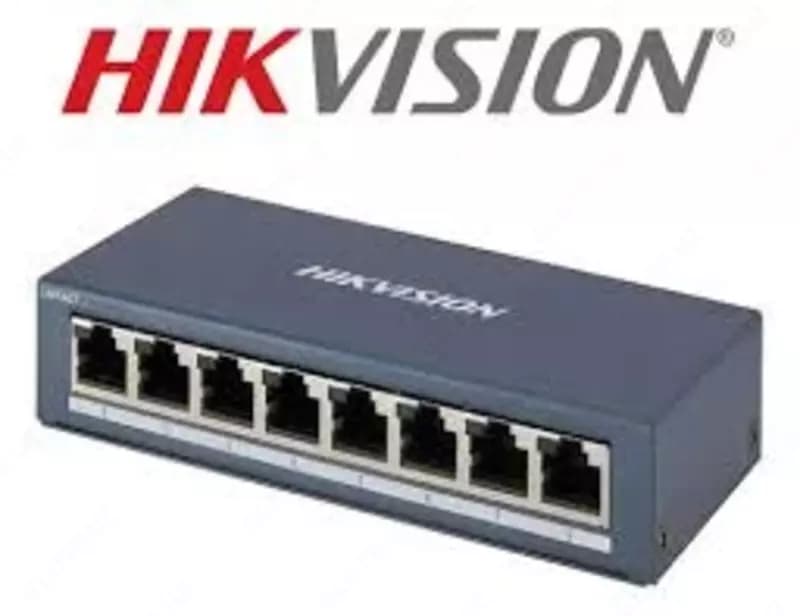 Коммутатор 8-портовый гигабитный Неуправляемый Hikvision DS-3E0508-E(B) — 5