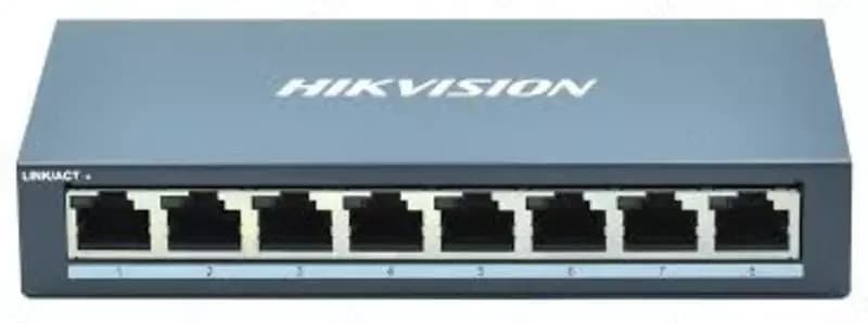 Коммутатор 8-портовый гигабитный Неуправляемый Hikvision DS-3E0508-E(B) — 6