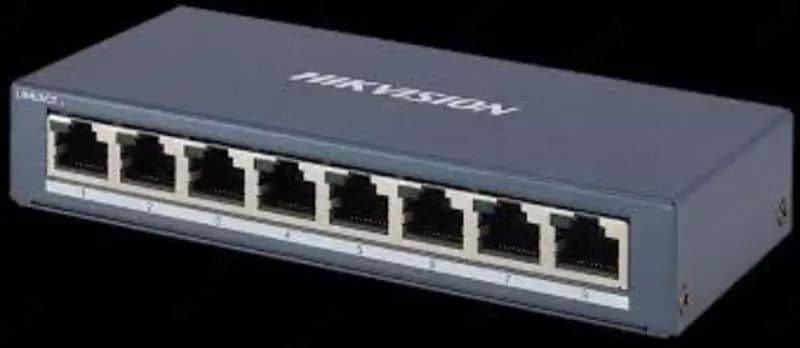 Коммутатор 8-портовый гигабитный Неуправляемый Hikvision DS-3E0508-E(B) — 7
