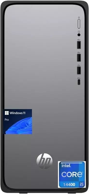 Настольный компьютер HP OmniDesk Intel i5-14400 1.8 GHz 32GB DDR5 2TB SSD W11H Desktop BK (M02-0000T) — 1