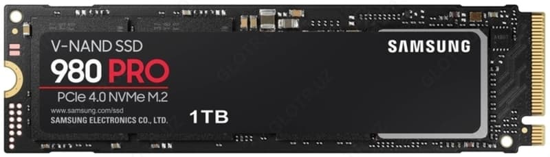 Твердотельный накопитель SSD Samsung 980 PRO NVMe M.2 1000 ГБ MZ-V8P1T0BW — 1