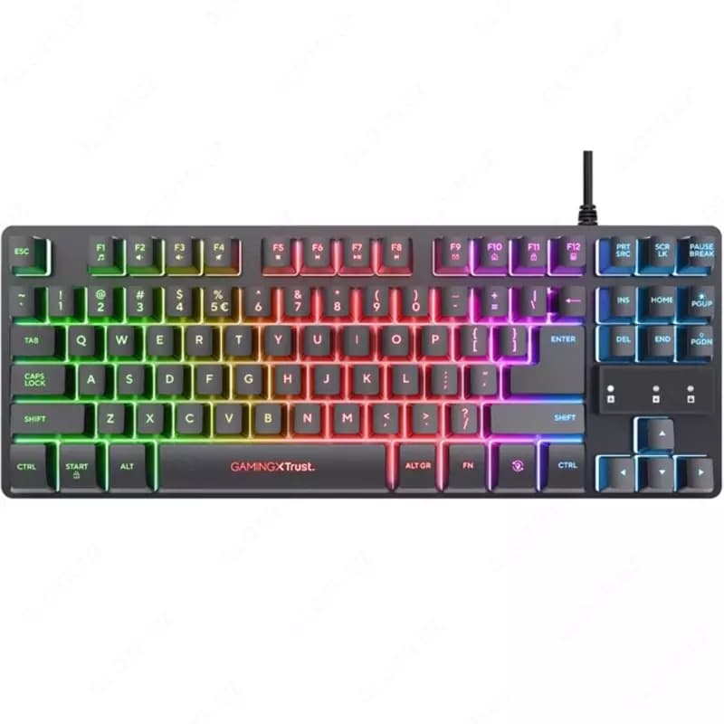 Клавиатура игровая Trust GXT 833 Thado TKL Illuminated Gaming Keyboard — 1
