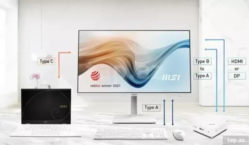 Монитор MSI Modern MD272UPHW 27” 4K — 3