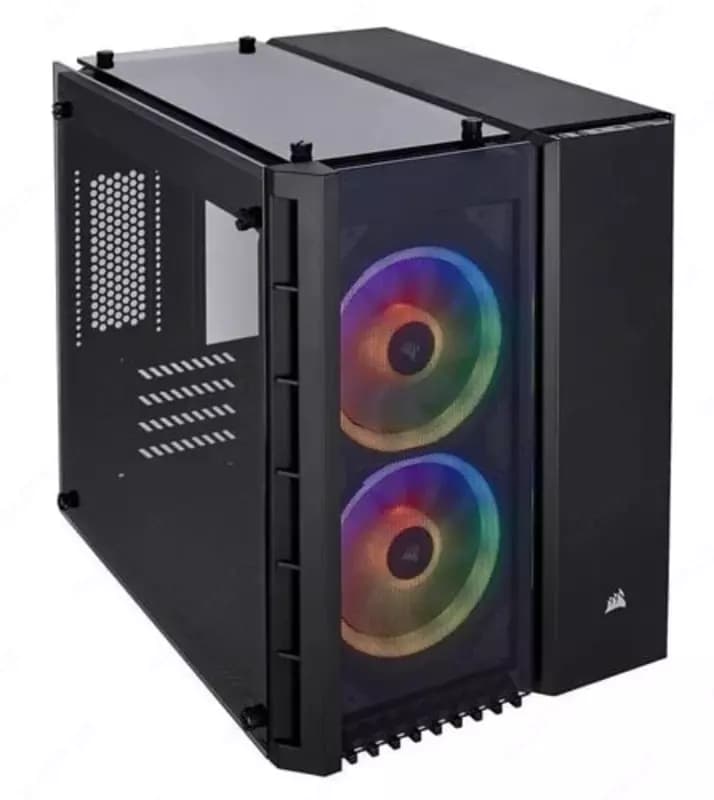 Компьютерный игровой кейс ”Corsair” Crystal Series 280X RGB (Арт. - 06219) Black — 1