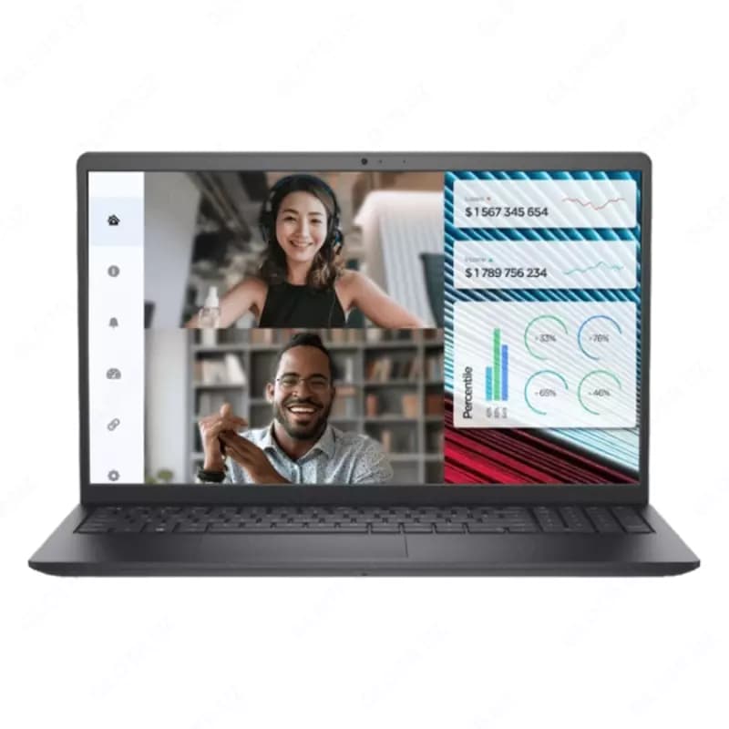 Dell Vostro 3520 (Intel Core i5-1235G7/ DDR4 4GB/ SSD 256GB/ 15.6 FHD LCD/ Integrated Intel UHD Graphics/ No DVD/ DOS/ RU) Black — 1