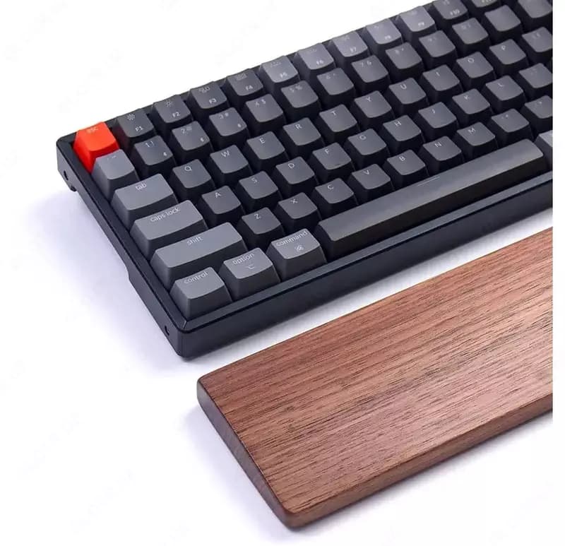 Подставка под запястья Keychron K4 Walnut Wood Palm Rest — 2