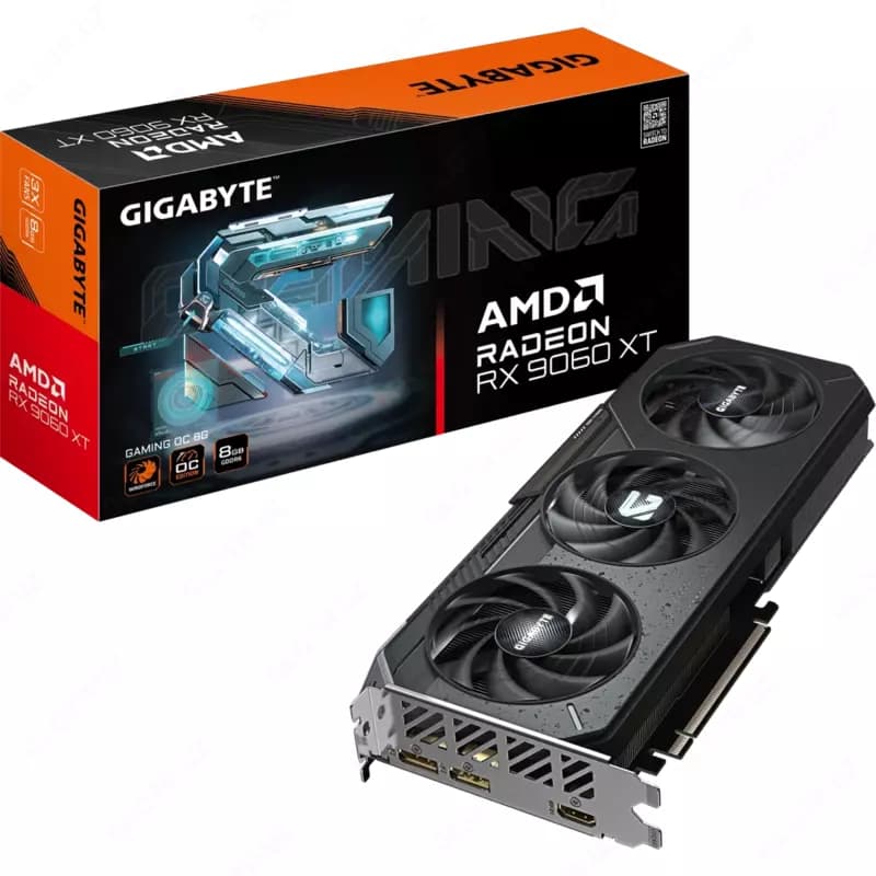 Видеокарта Gigabyte Radeon RX9060XT GAMING OC 8GB — 1