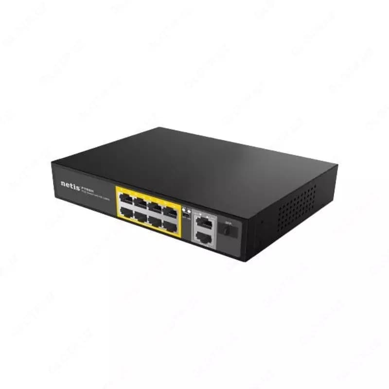 Коммутатор (неуправляемый) ”Netis” P110GH, 10-Port, PoE; 8 × 10/100 Мбит/с (Арт. - 17479) — 3