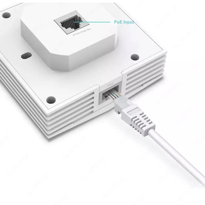 EAP650-Wall AX3000 Wall-Plate Dual-Band Wi-Fi 6 Access Point — 3