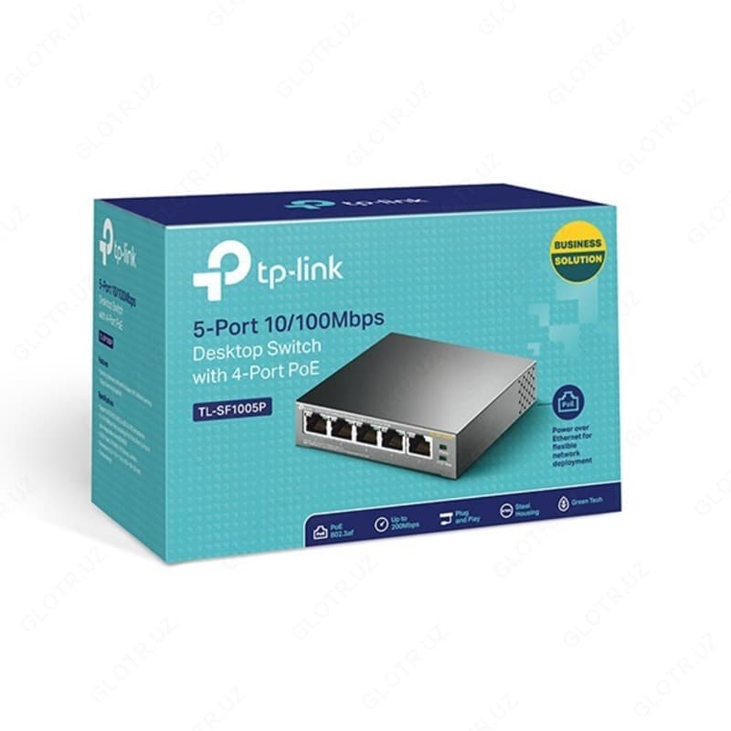 Инжектор TP-LINK TL-SF1005P — 3