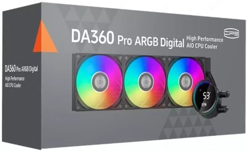 Система жидкостного охлаждения процессора ”PCCOOLER” DA360 Pro ARGB Digital BK (Арт. - 09300) — 3