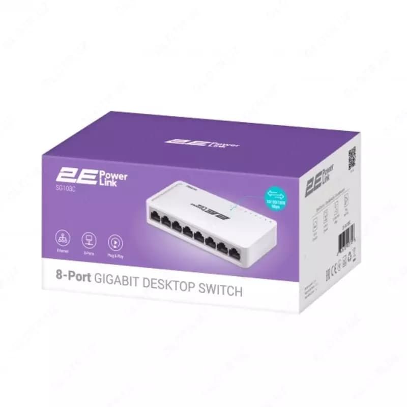 Коммутатор 2E PowerLink SG108C — 1