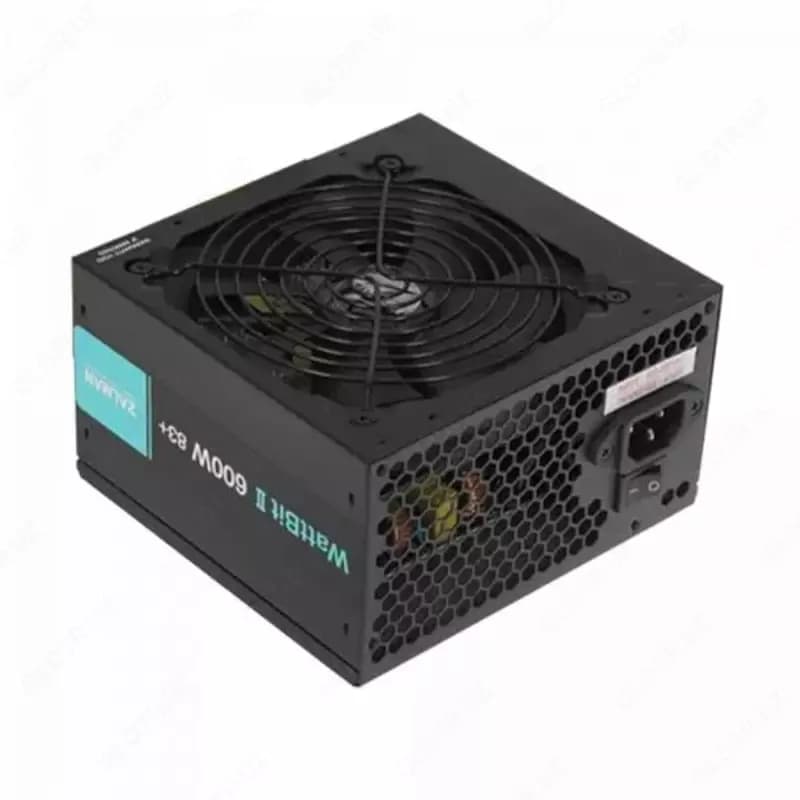 Блок питания Zalman Wattbit II 500-XEII (500W),220-230 VAC,83%,120мм,MB24,CPU(4+4),4xSATA,2xPCIe,3xMOLEX,OVP,UVP,SCP,OPP — 1