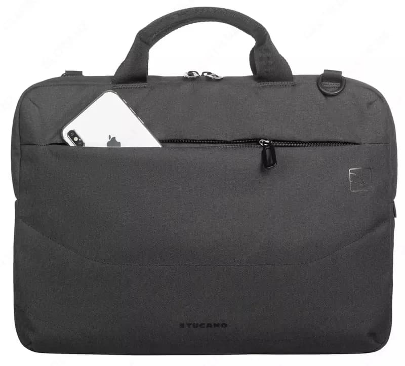 Сумка для ноутбука ”Tucano” Slim Bag Ideale 15.6” (Арт. - B-IDEALE-BK) Черная — 3