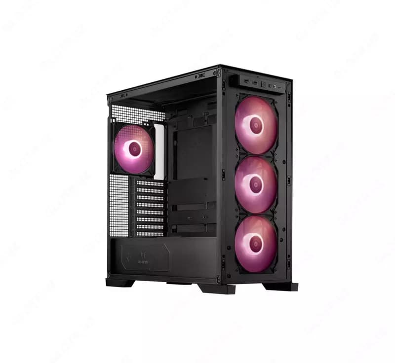 Компьютерный игровой корпус Case ”ASUS” TUF Gaming GT302, TG ARGB (Арт. - 06259) Black — 4