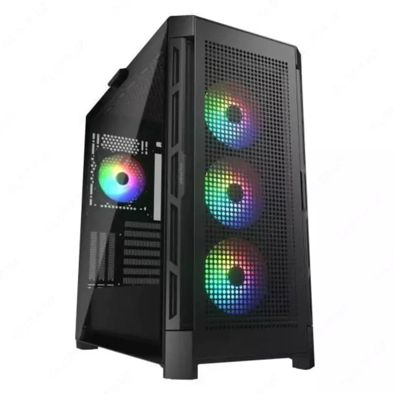 Компьютерный игровой кейс ”Cougar” Duoface Pro RGB (Арт. - 06266) Black — 1