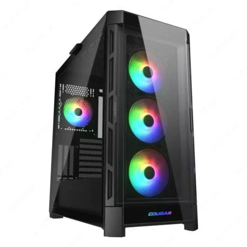 Компьютерный игровой кейс ”Cougar” Duoface Pro RGB (Арт. - 06266) Black — 2