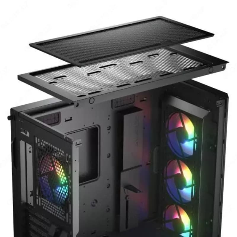 Компьютерный игровой кейс ”Cougar” Duoface Pro RGB (Арт. - 06266) Black — 7