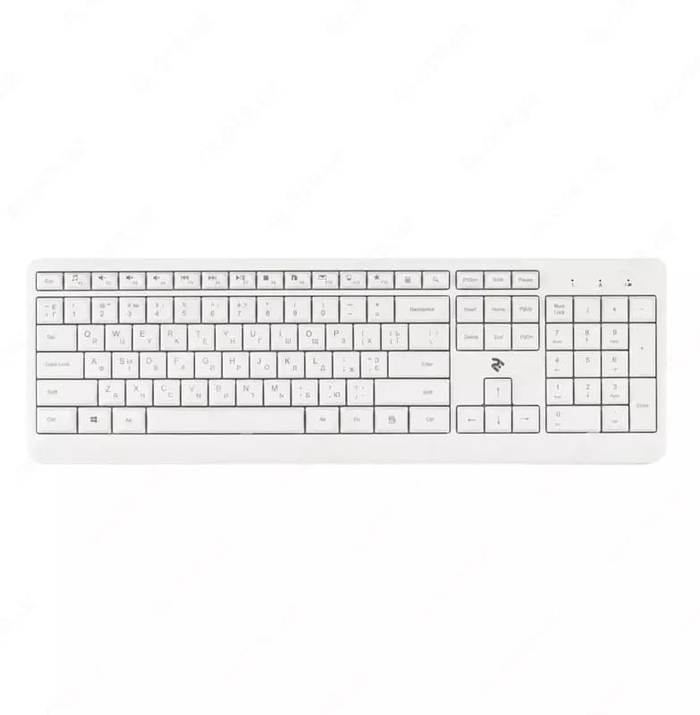 Клавиатура 2Е KS220 WL White — 1