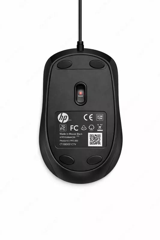 Проводная мышь HP 100 Wired Mouse Black (6VY96AA) — 2