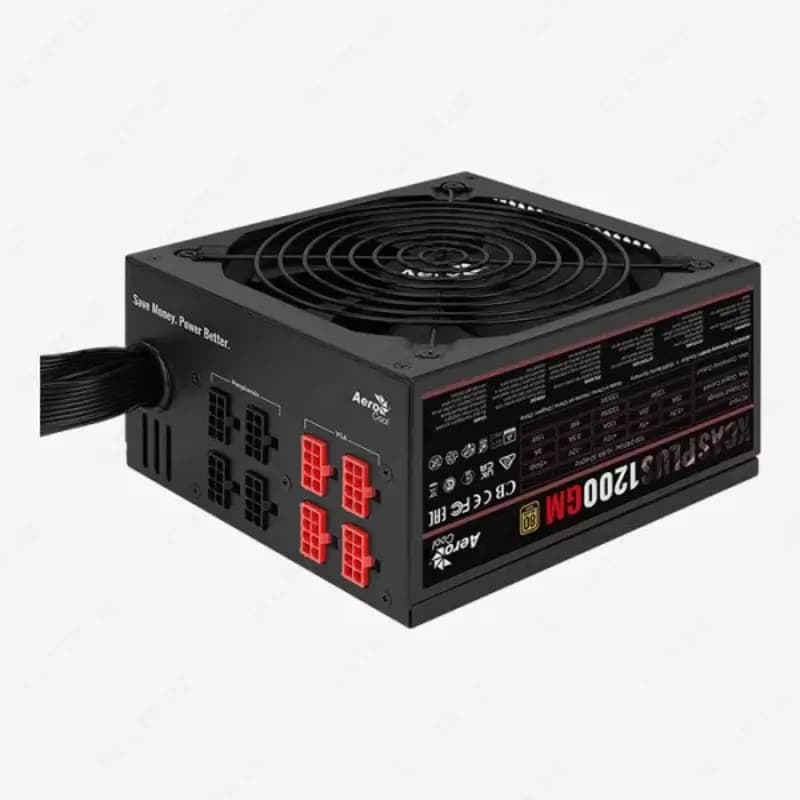 Блок питания AeroCool KCAS PLUS 1200GM GOLD 1200W APFC — 3