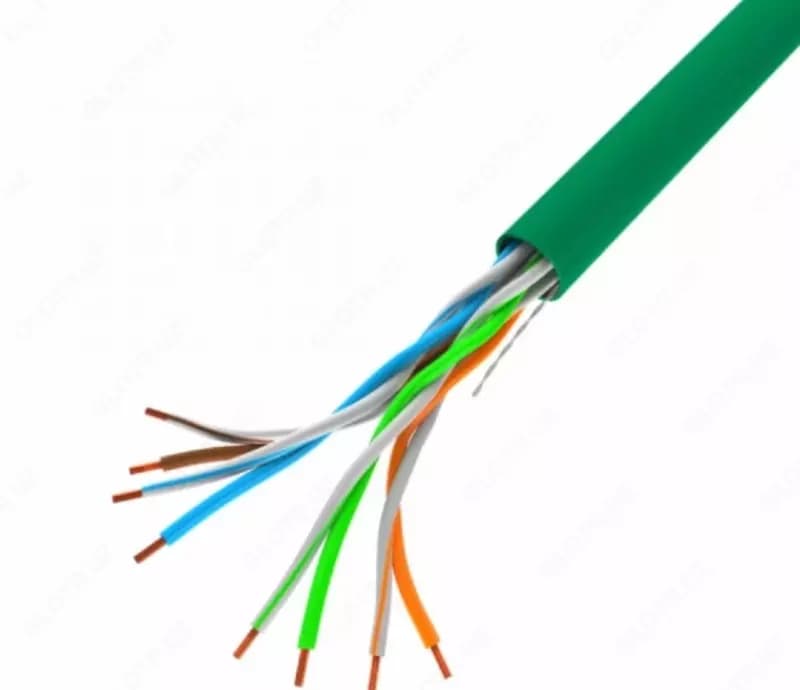 Сетевой кабель 2E CAT 6, U-UTP, 305м, AWG 23/1, LSZH-1, зеленый арт (2E-CBL6EUTP-LSZH1-GRN) — 3