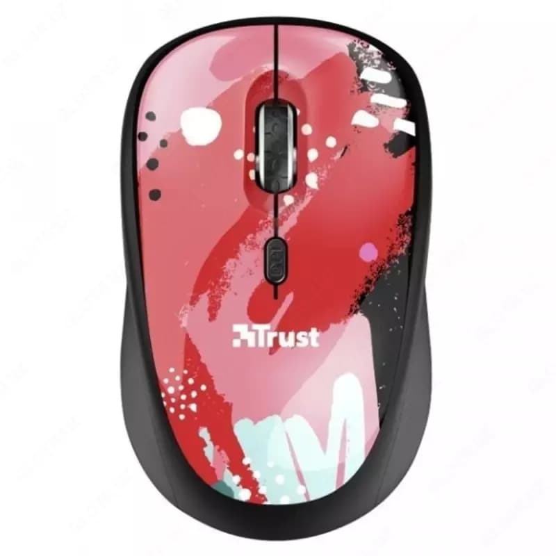 Мышь Trust Yvi WL Red Brush — 1
