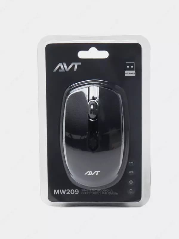 Компьютерная мышь (беспроводная) ”Avtech” AVTMW209, USB, 1000dpi (Арт. - 08021) Black — 4