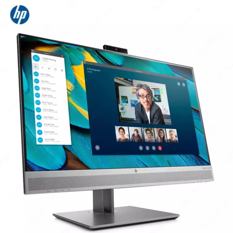 Монитор HP - 27” EliteDisplay E273m Monitor, IPS, HDMI, 5mc, web camera, audio, FHD (1920x1080), Silver — 2