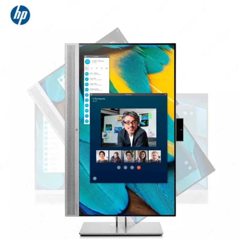 Монитор HP - 27” EliteDisplay E273m Monitor, IPS, HDMI, 5mc, web camera, audio, FHD (1920x1080), Silver — 5