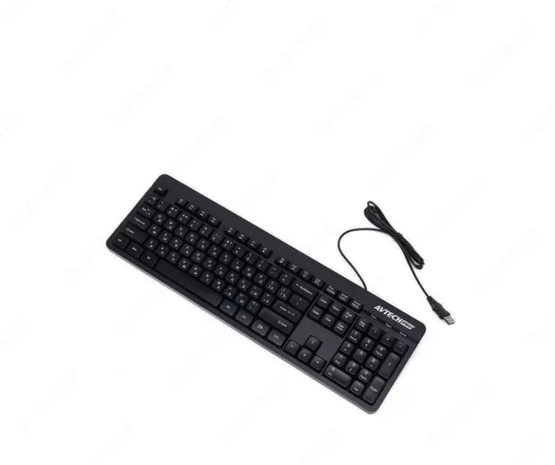 Компьютерная клавиатура и мышь (проводная) ”Avtech” AVT PRO C302, USB (Арт. - 22057) Black — 2
