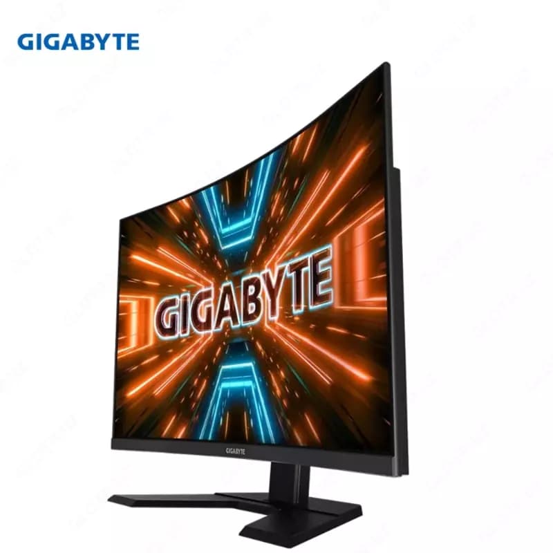 Монитор Gigabyte - 32” G32QC-EK Curved Gaming Monitor, VA, 165hz, 1mc, QHD (2560x1440), 2K, HDMI, DisplayPort, KVM, USB, Black — 3
