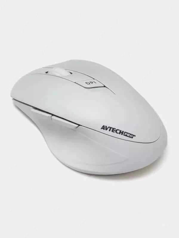 Компьютерная клавиатура и мышь (беспроводная) ”Avtech” AVT PRO CW604, USB (Арт. - 22017) White — 3
